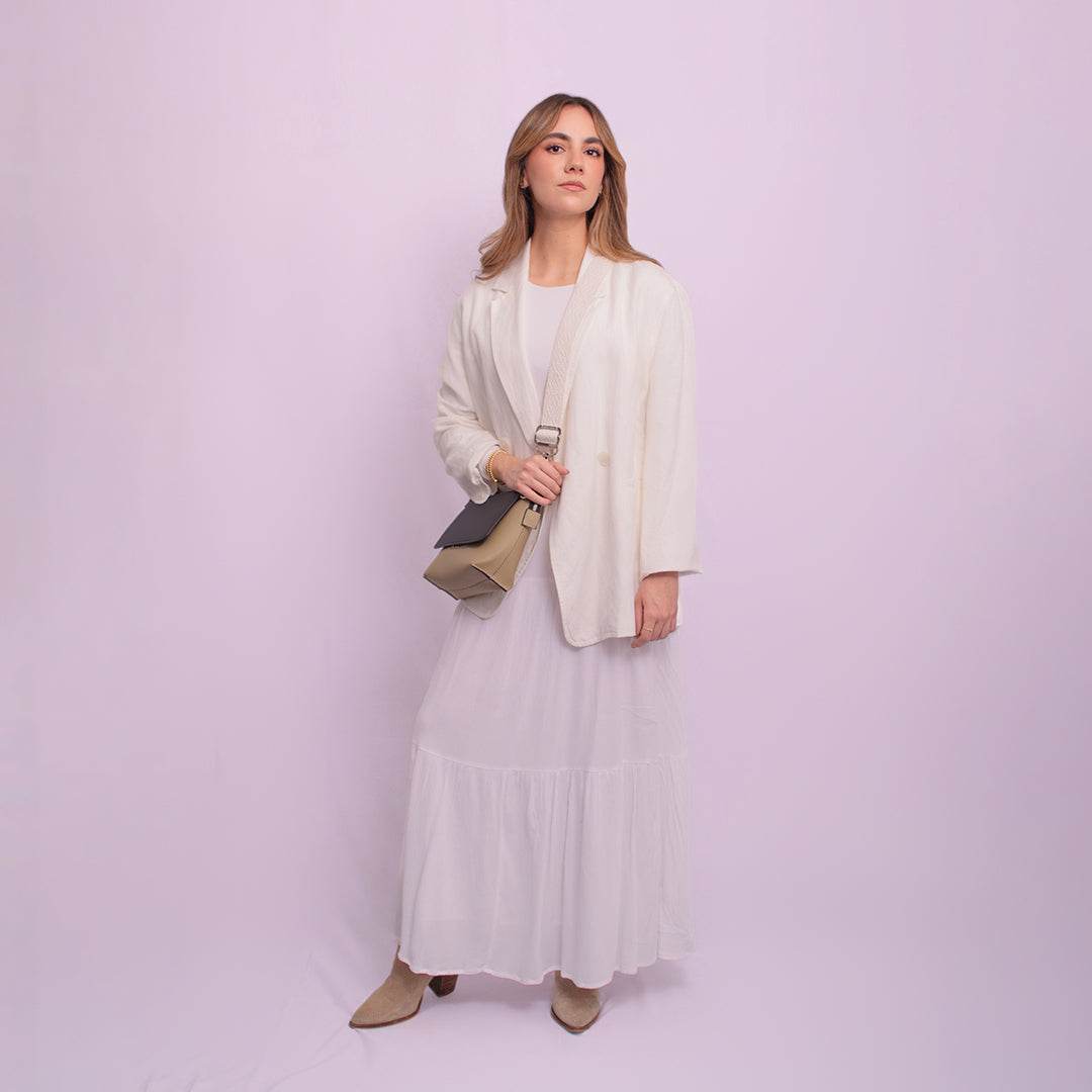 COMPLETE BEIGE | WALLET NEGRA | STRAP BEIGE - Rio de Hilares