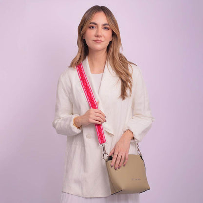 RDH BEIGE | STRAP ROSA Y ROJO - Rio de Hilares