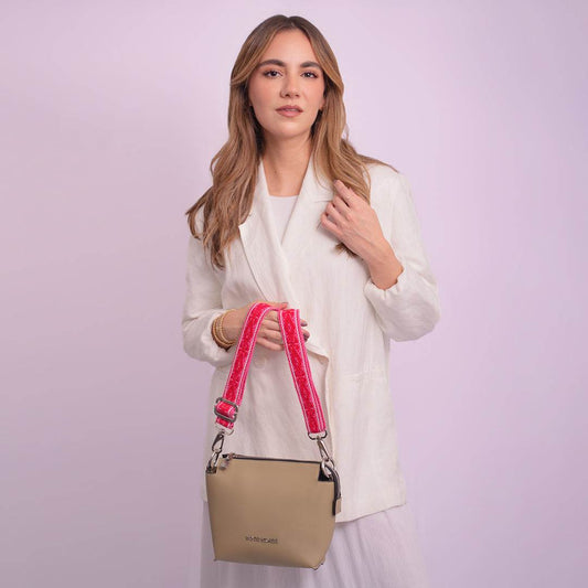 RDH BEIGE | STRAP ROSA Y ROJO - Rio de Hilares