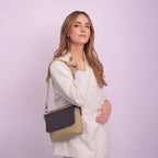 COMPLETE BEIGE | WALLET NEGRA | STRAP AMARILLO - Rio de Hilares