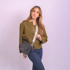 COMPLETE NEGRA | WALLET NEGRA | STRAP BEIGE - Rio de Hilares