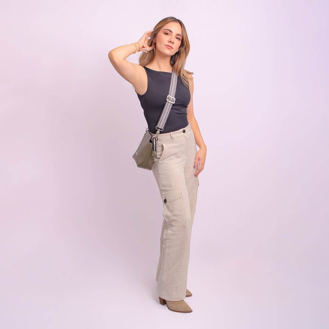 RDH VERDE | STRAP GRIS - Rio de Hilares