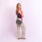 COMPLETE VERDE | WALLET NEGRA | STRAP ROSA Y ROJO - Rio de Hilares