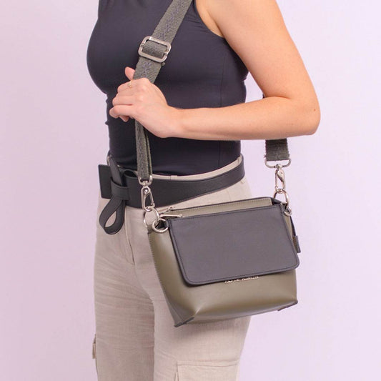 COMPLETE VERDE | WALLET NEGRA | STRAP VERDE MILITAR - Rio de Hilares
