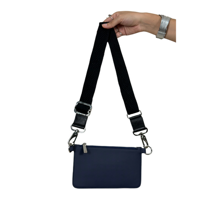 WALLET AZUL NAVY | STRAP NEGRO