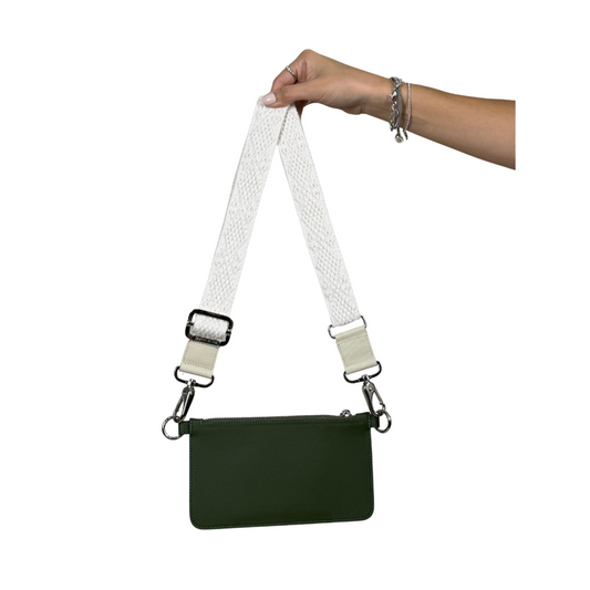 WALLET VERDE | STRAP BEIGE