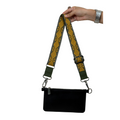 WALLET NEGRA | STRAP VERDE