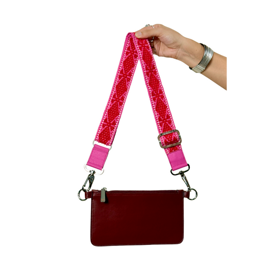 WALLET TINTA | STRAP ROSA ROJO