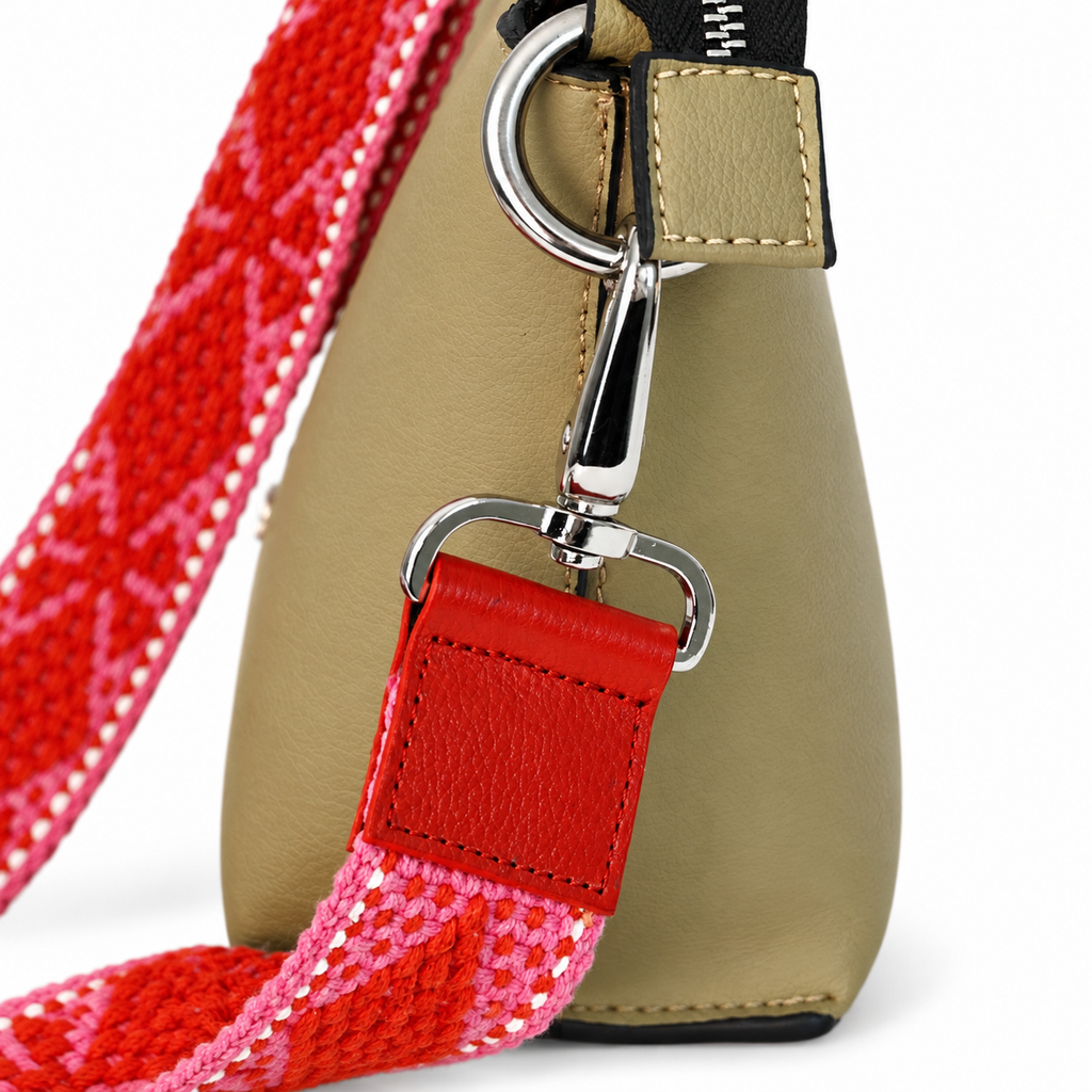 RDH BEIGE | STRAP ROSA Y ROJO